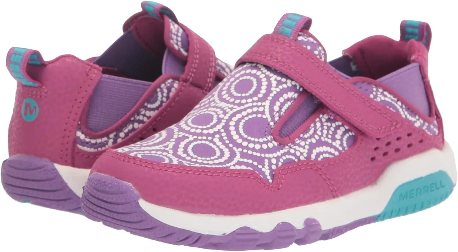 Детские кроссовки для мальчиков Free Roam Moc Chroma Merrell, Fuchsia — фото 2