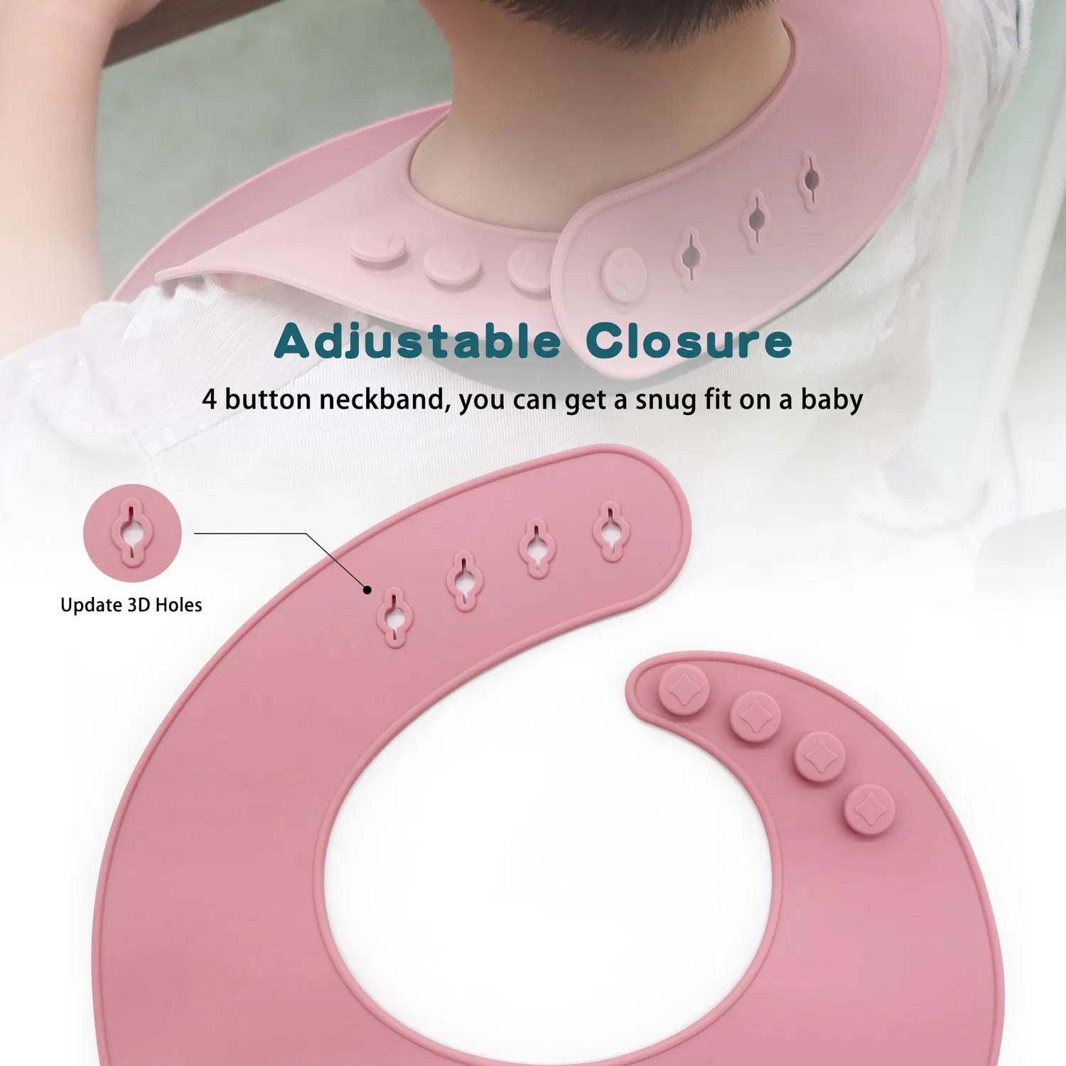 Набор для кормления Silicone Baby Feeding Set, 8 предметов, Rainbow & Butterflies, Rose Pink — фото 3