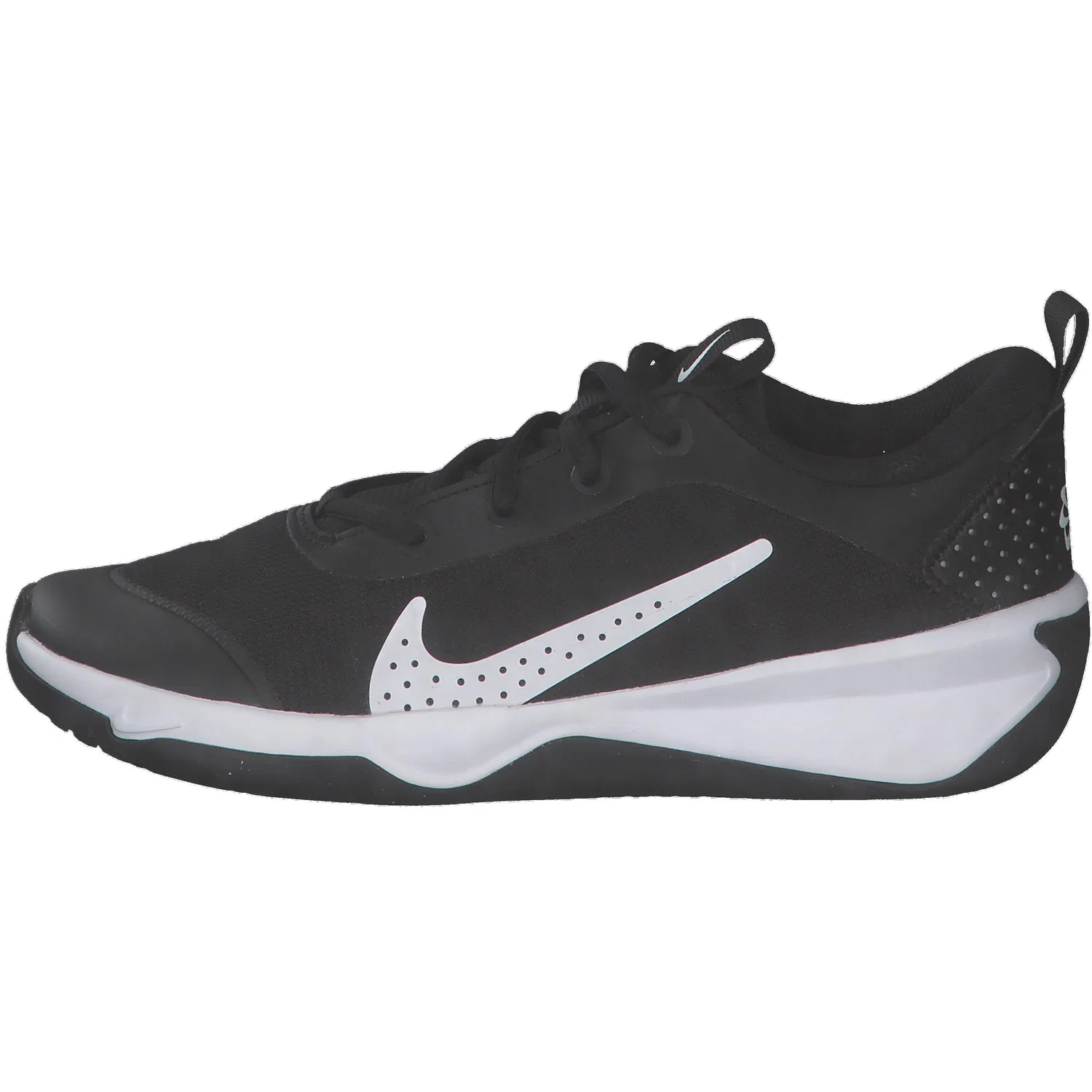 Детские кроссовки с принтом Omni Multi-Court Nike, Schwarz Weiss — фото 2