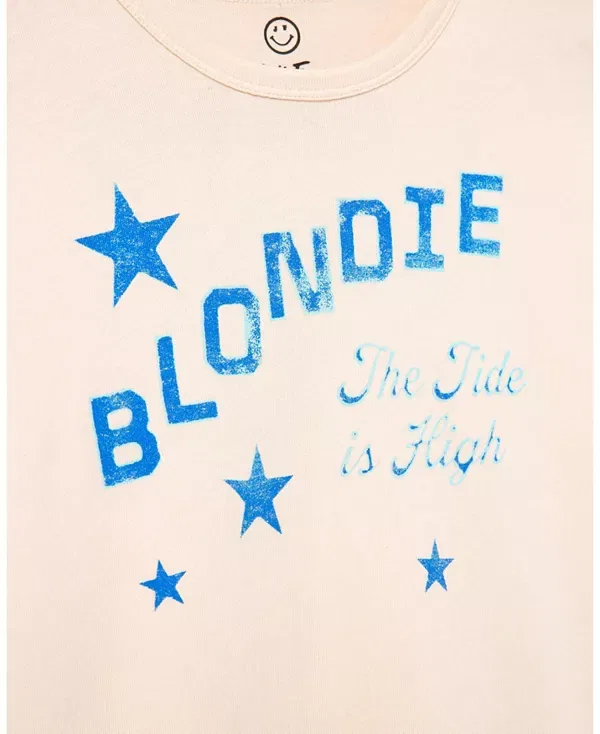 Детская футболка с принтом Blondie Tide Is High Junk Food Clothing, Pastel — фото 3