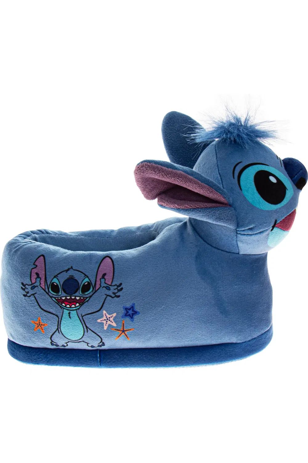 Детские тапочки слипоны Lilo & Stitch Disney, розовый/синий — фото 2