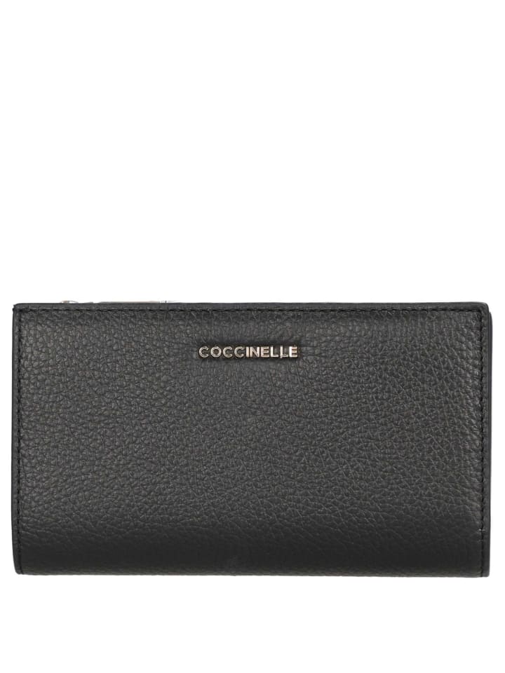 

COCCINELLE Металлический мягкий кошелек 12cc 16 см (черный) в черном цвете