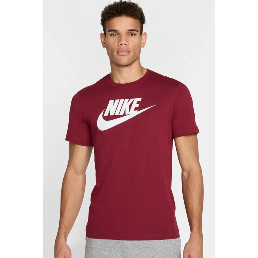 Футболка с принтом Sportswear Club Nike, Бордовый
