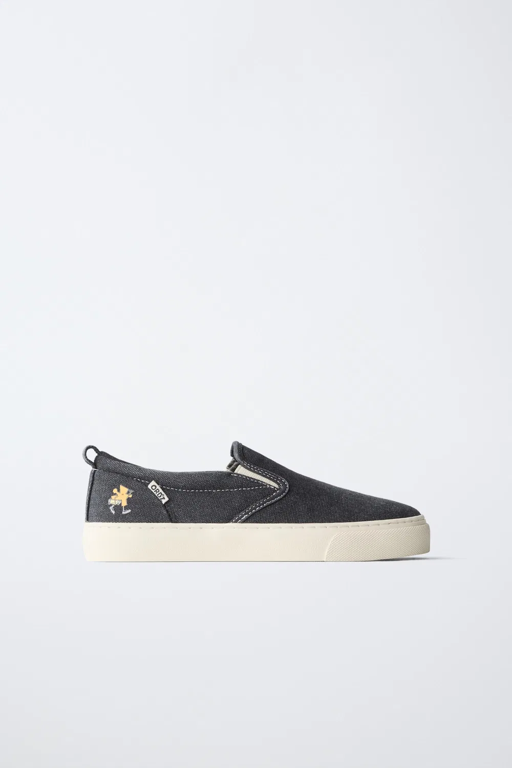 ХЛОПКОВЫЕ КРОССОВКИ ZARA, Black