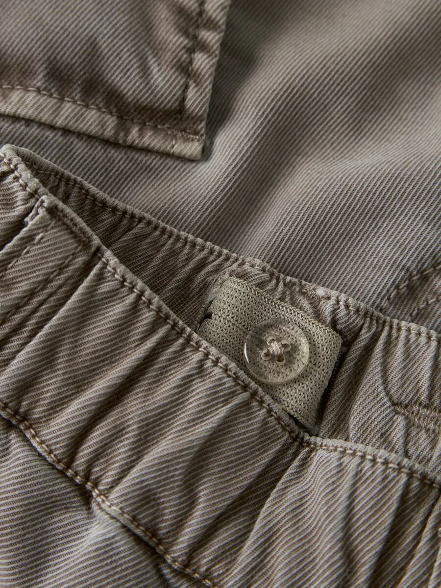 Джинсовые шорты NAME IT Regular Jeans 'NMMBEN B CARGO MK SHORTS 7805-PO NO' в серо-пятнистом цвете — фото 3