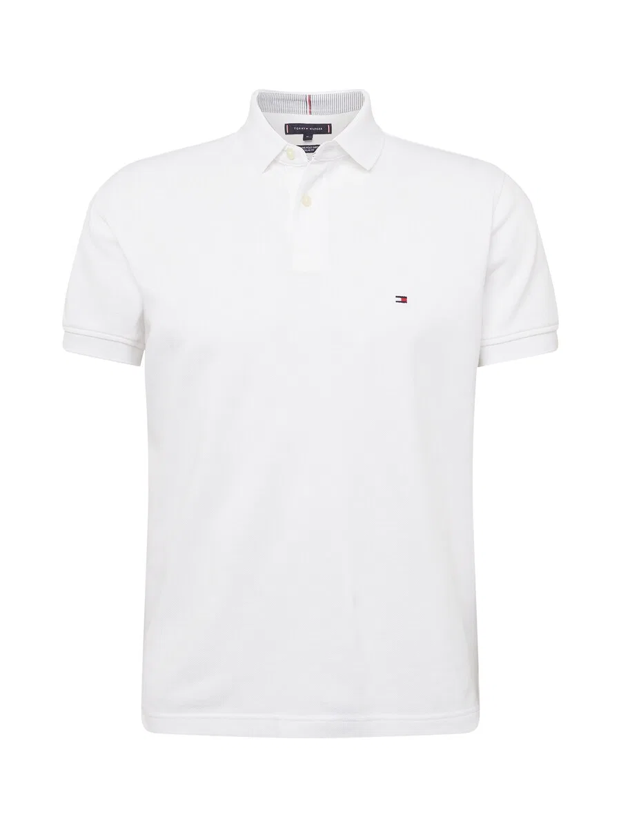 Рубашка TOMMY HILFIGER 'CORE 1985 REGULAR POLO' белого цвета