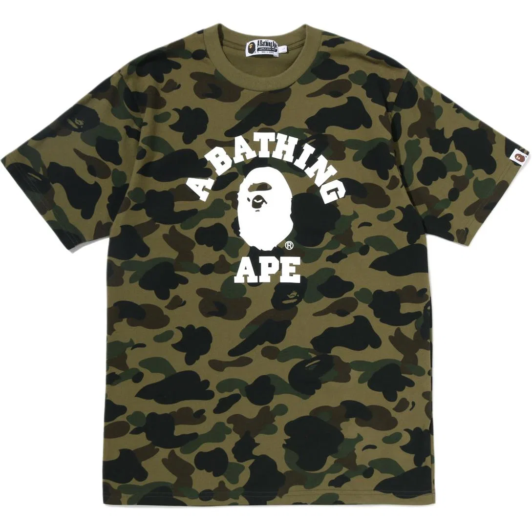 Детская футболка с камуфляжным принтом Unisex A BATHING APE, Green