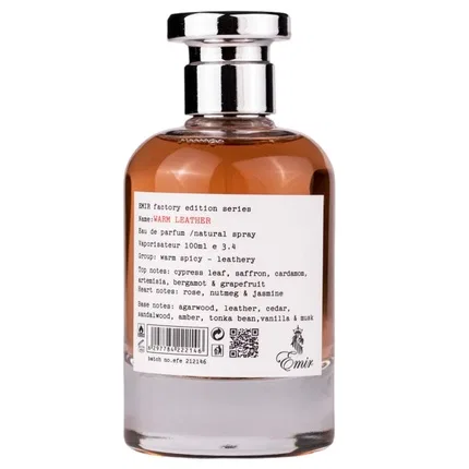 Парфюмерная вода Emir Warm Leather Factory Edition, 100 мл