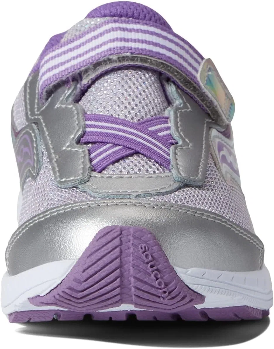 Детские кроссовки для девочек Ride 10 Jr. Saucony, Silver/Purple — фото 3