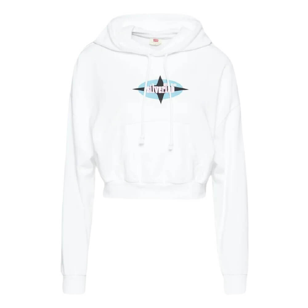 

Толстовка Levi's Graphic Laundry Hoodie, белый/синий