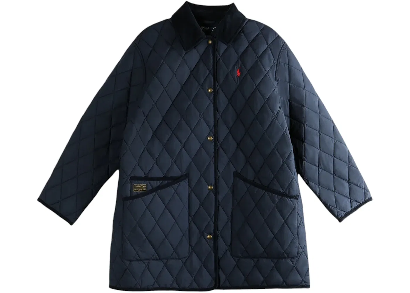 Женское пальто с принтом Polo Ralph Lauren, Navy