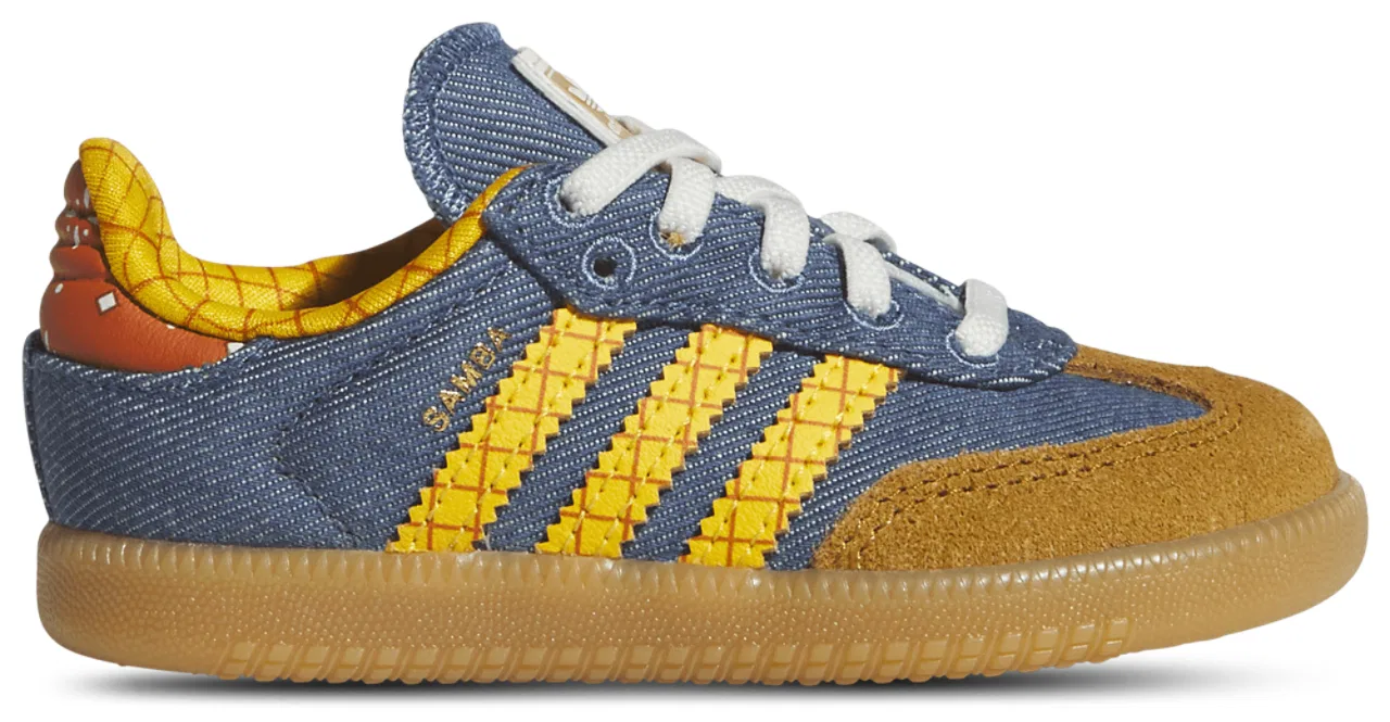 Кроссовки для девочек Samba Adidas, цвет Blue/Multi