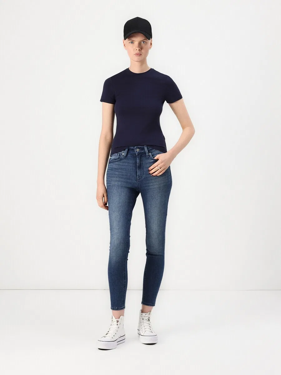 Толстовка GAP темно-синего цвета — фото 4