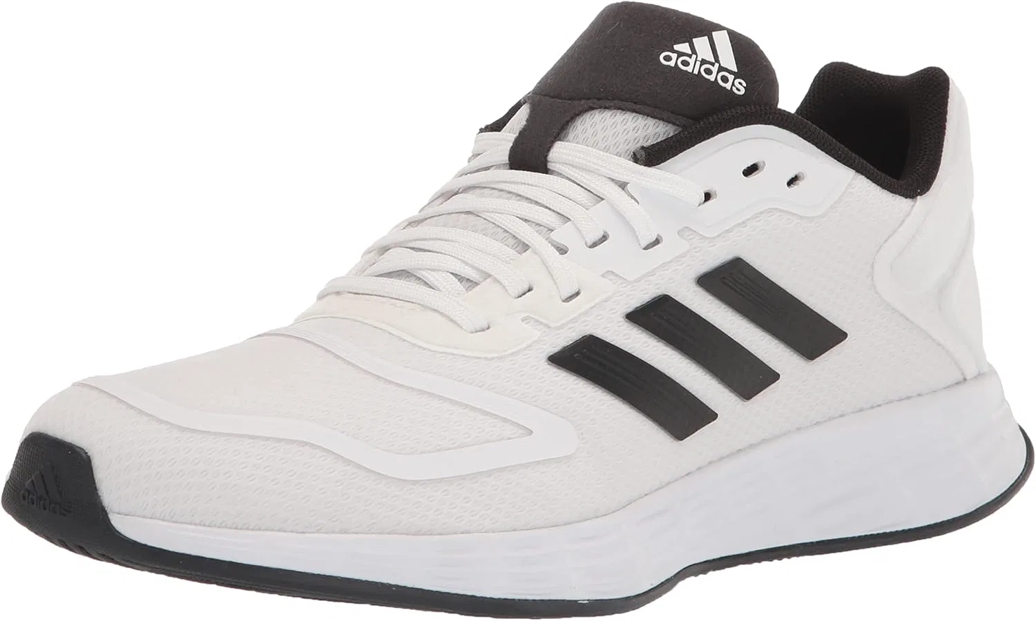 Детские кроссовки для бега Duramo 10 Adidas, White/Black/White