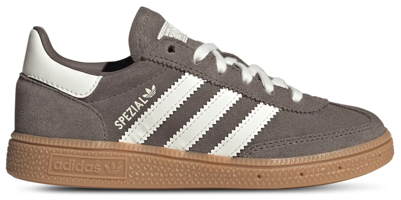 Кеды для девочек Handball Spezial Adidas, цвет Off White/Gum/Earth Strata