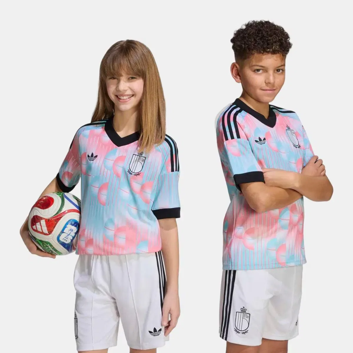 Детская футболка для мальчиков с принтом adidas, Azul