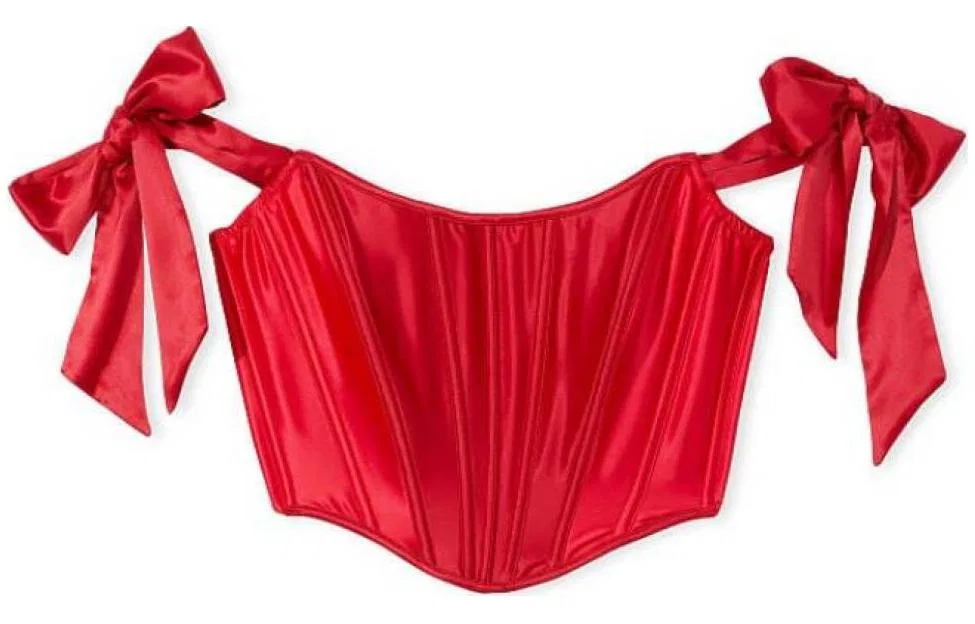 Женское корректирующее белье Victoria's Secret, Красный