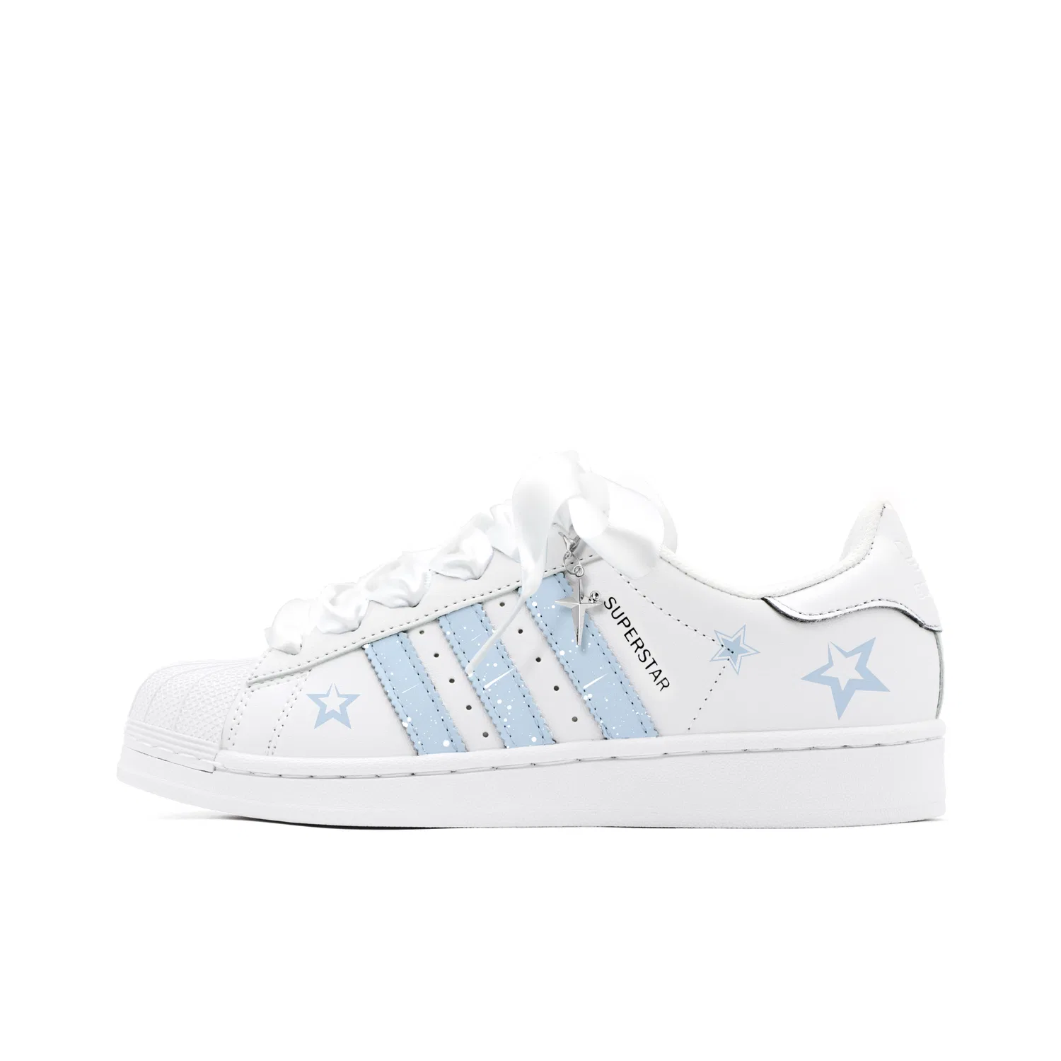 Детские кеды для скейтбординга с длинным рукавом Superstar 2 Adidas Originals, Blue White