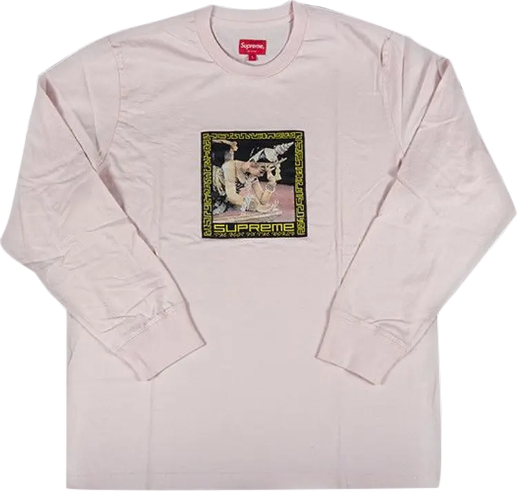 

Футболка Supreme Best In The World Long-Sleeve T-Shirt 'Pink', розовый