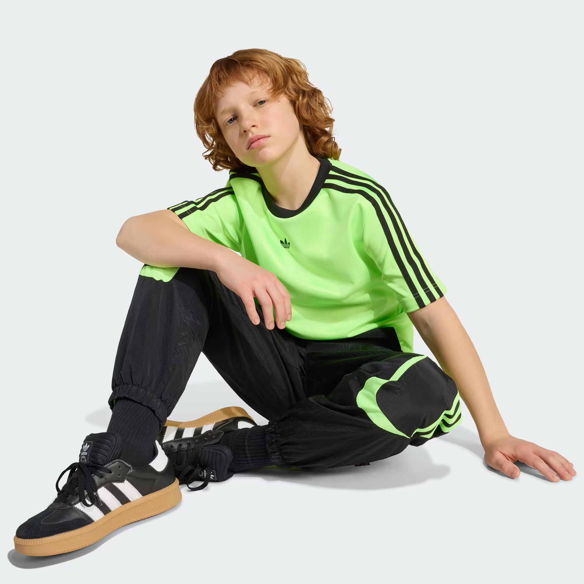 Спортивные брюки Adidas Teamgeist Track, черный/зеленый — фото 3