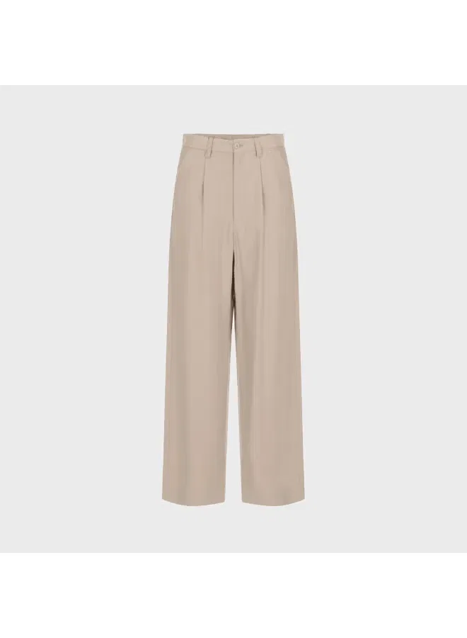 Брюки свободного кроя Zara, кофейный — фото 2