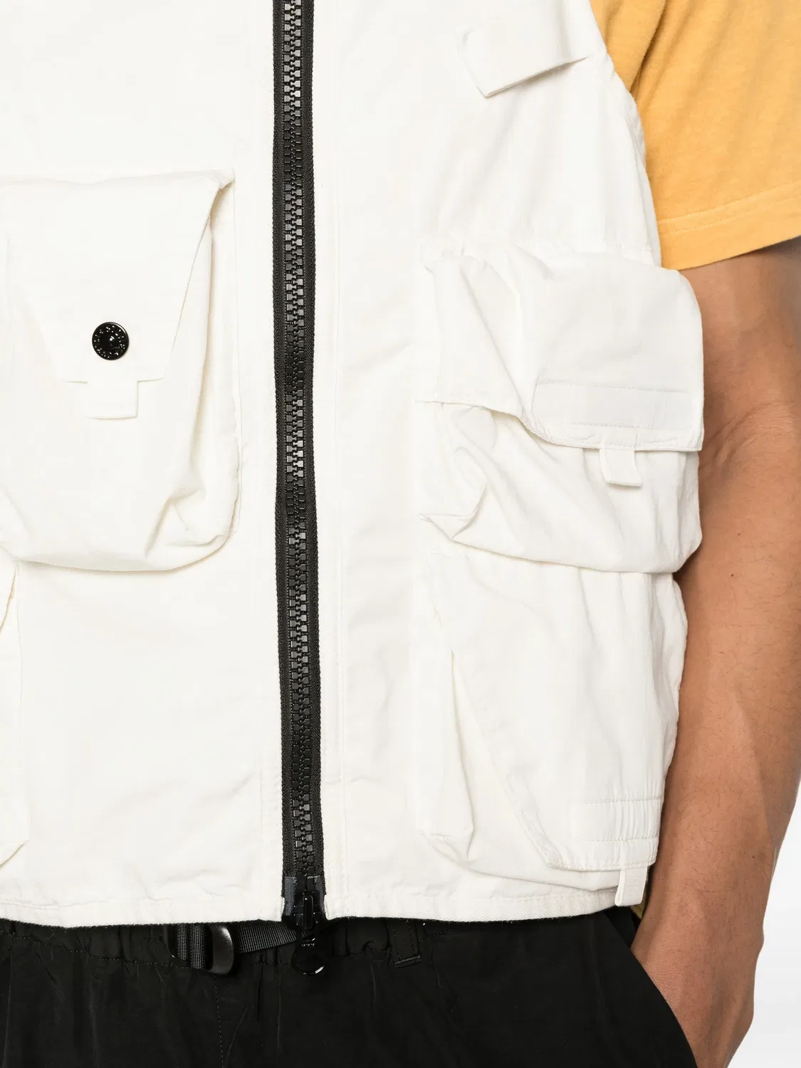 Жилет с карманами на молнии, нейтральный Stone Island, нейтральные — фото 2