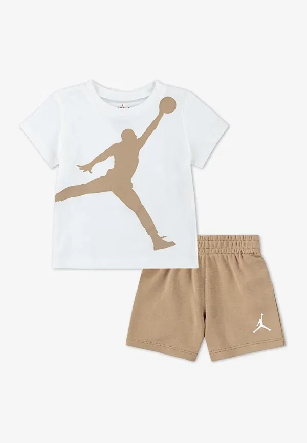 Комплект шорт с логотипом Jumbo Jumpman Jordan, бежевый