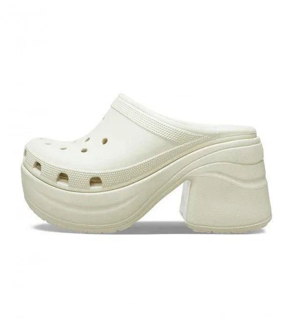Crocs Siren 208547-2Y2 Сабо с круглым носком, повседневные туфли без шнурков, модель JAX1253, белый — фото 3