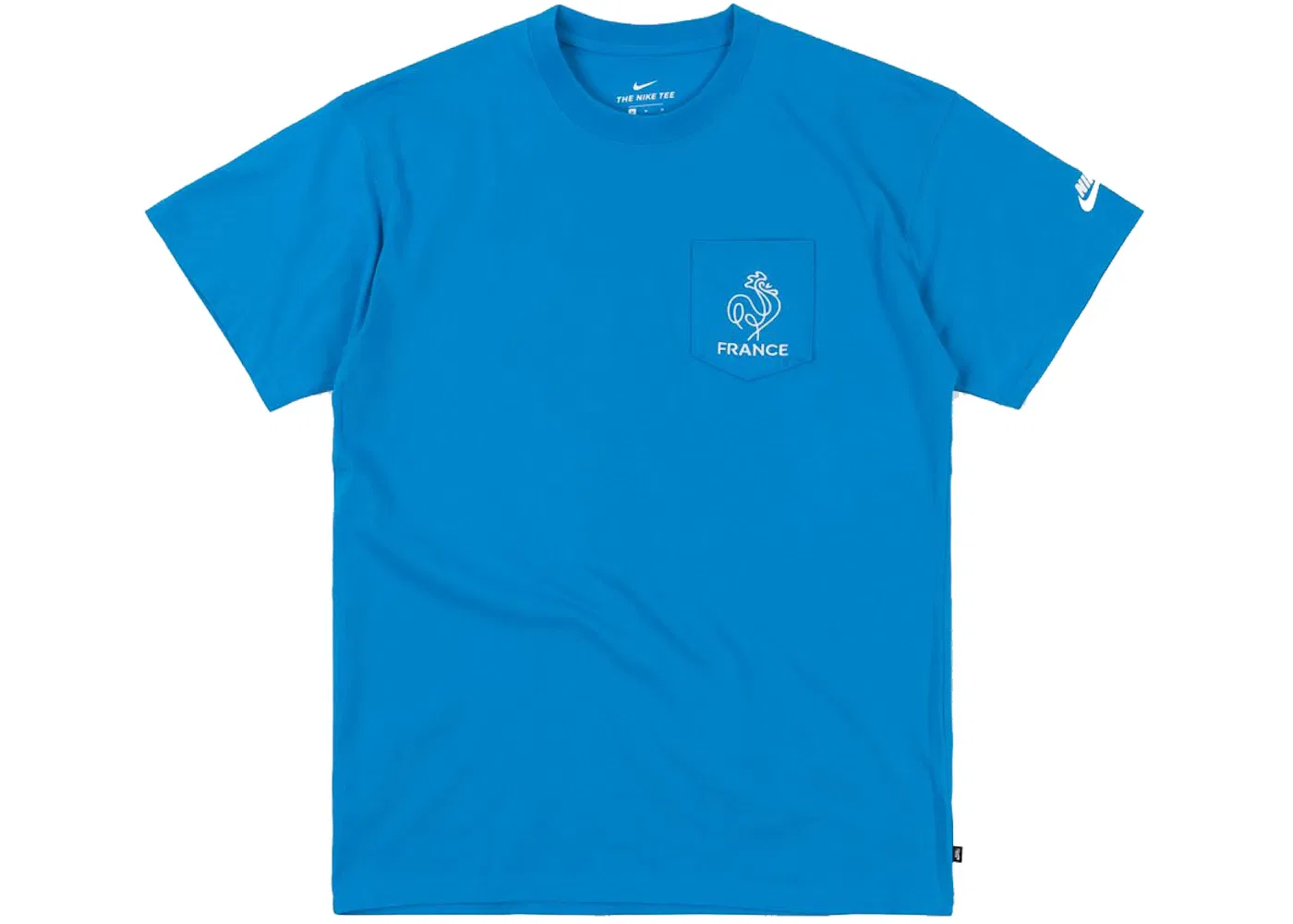 Мужская футболка с принтом Nike SB x Parra France Federation Kit T-shirt, Neptune Blue/White