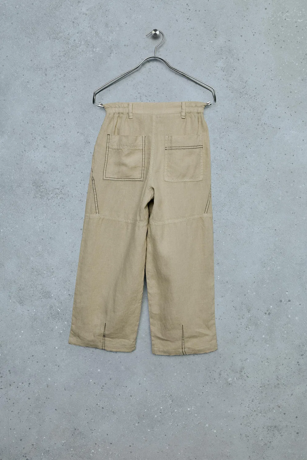 STORESZ - Брюки из 100% льна ZARA, Beige — фото 2