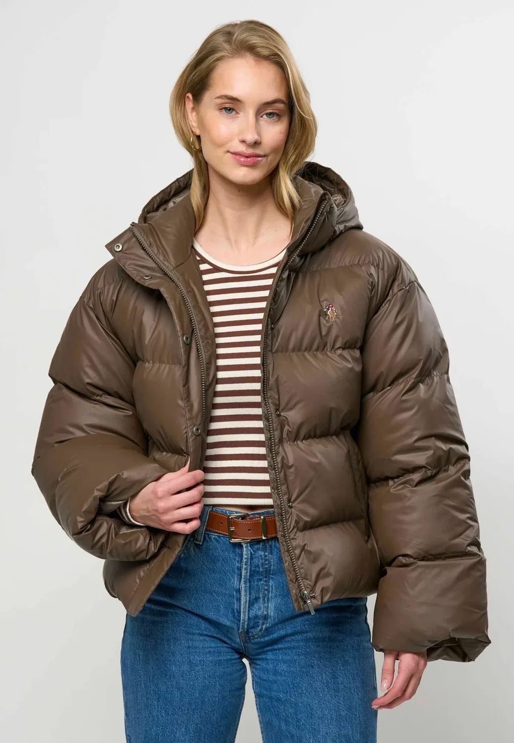 Куртка Uwlean - зимняя куртка U.S. Polo Assn., Brown