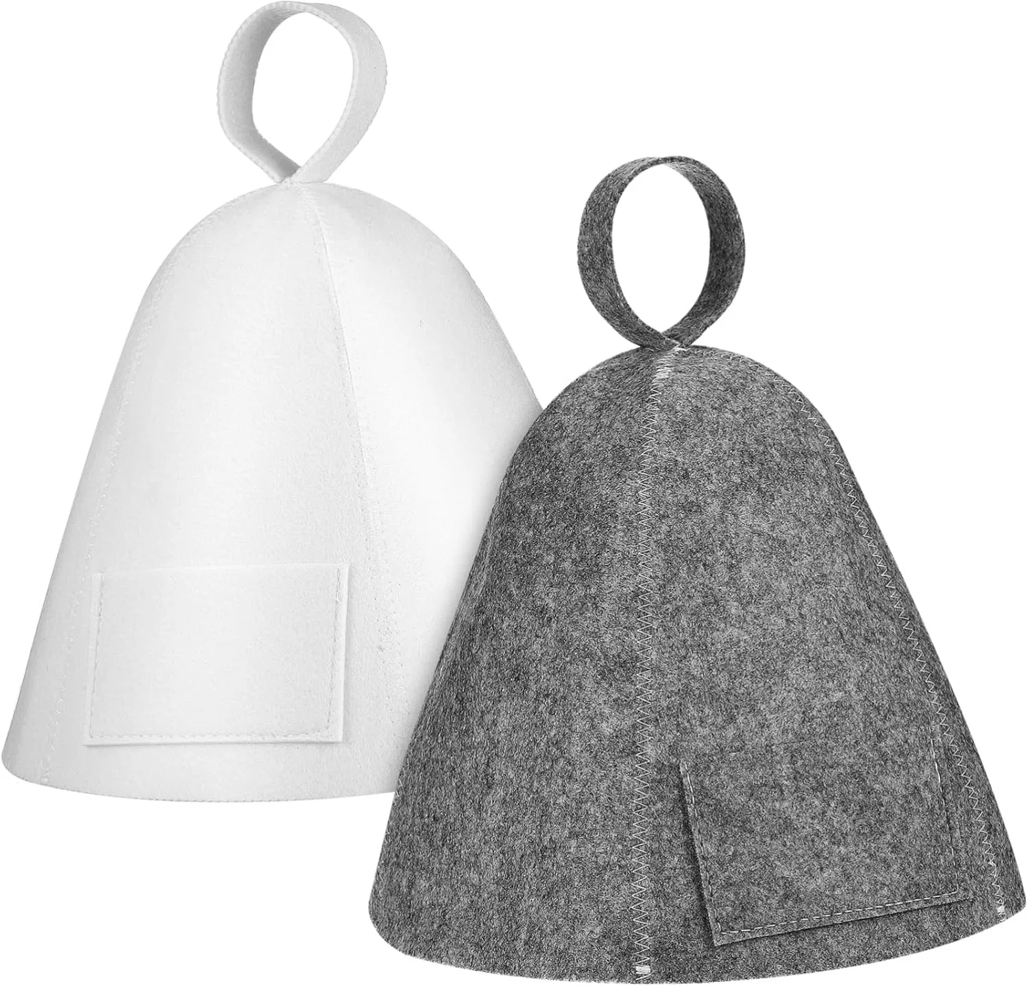 Шапочка для душа войлочная GALPADA, 2 шт, 33x24x0,5 см