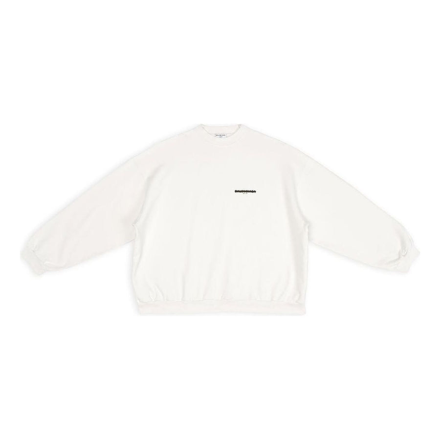 

Свитер Balenciaga Strike 1917 Crewneck Sweater Oversized 'White', белый