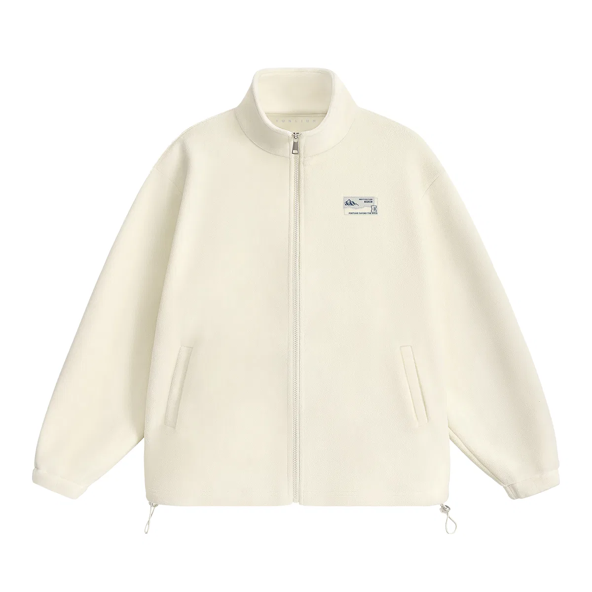 Детское пальто из велюра с принтом Tonlion, Off-White (Tn Dome Summit Badge)