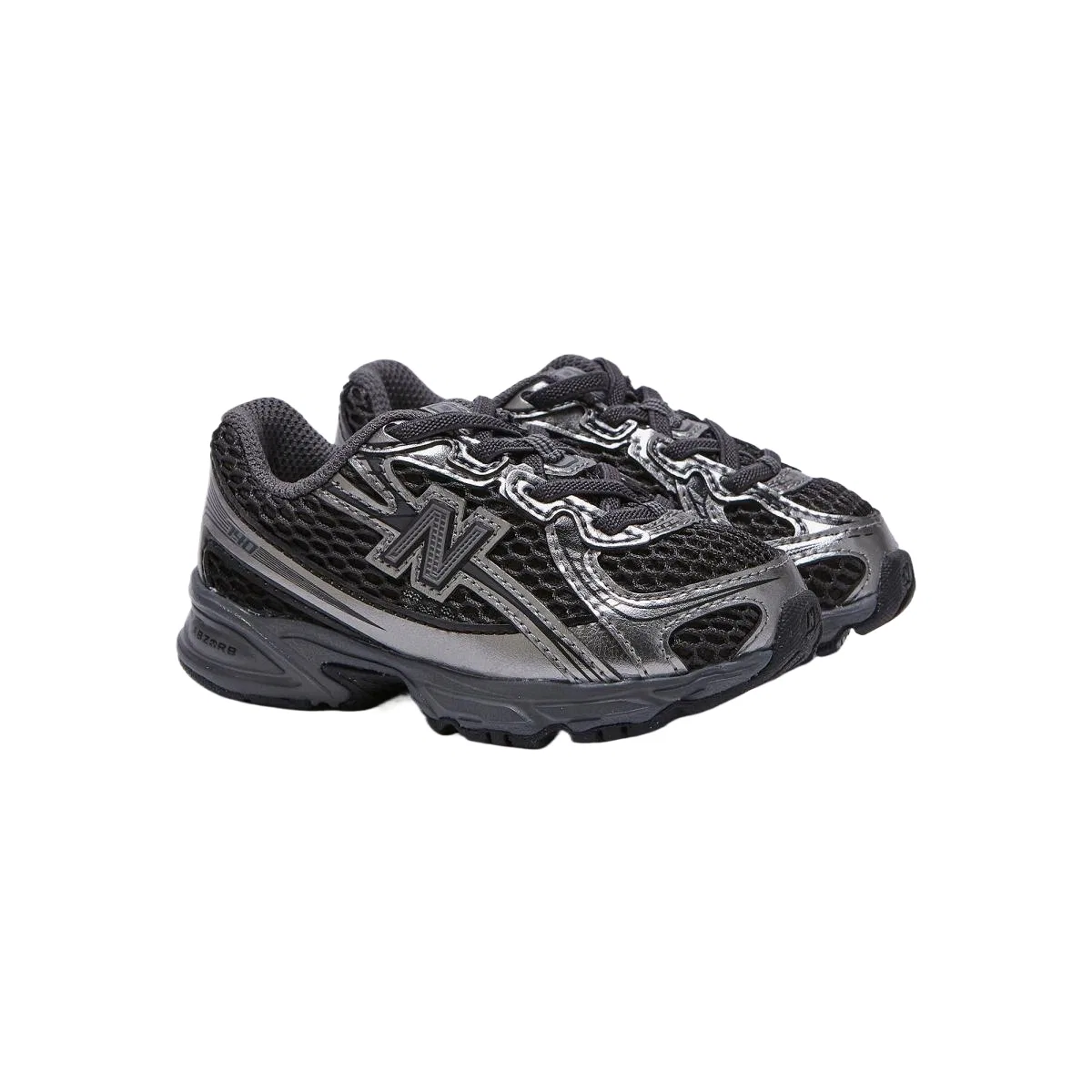 Детские кроссовки для мальчиков из синтетической кожи New Balance, Black — фото 4