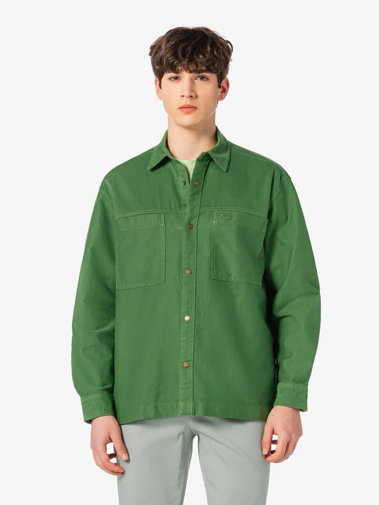 Рубашка длинный рукав релакс фит LACOSTE, Green