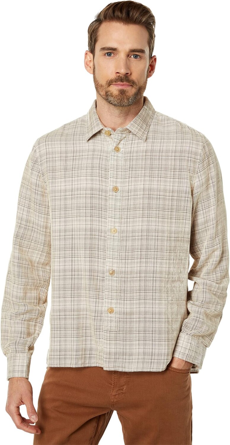 

Рубашка John Varvatos Over Shirt with Straight Bottoms Hem W718Y3, цвет Off-White