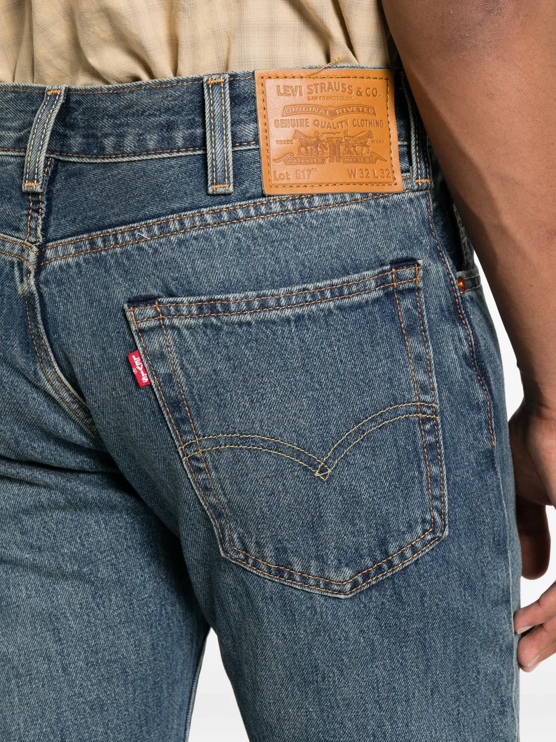 Джинсы 517 синие Levi's, синий — фото 2