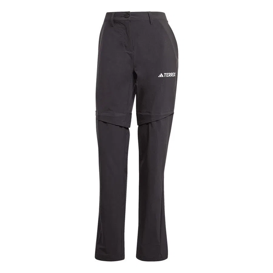 Женские спортивные брюки-трансформеры с длинным рукавом adidas W MT ZIP OFF P IZ3322, Черный