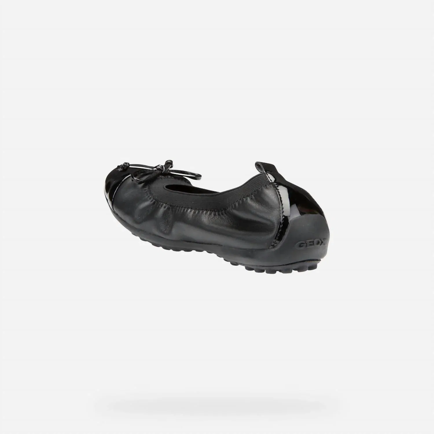 Детские балетки для девочек с бантом Piuma Ballet Flats Geox, черный — фото 4