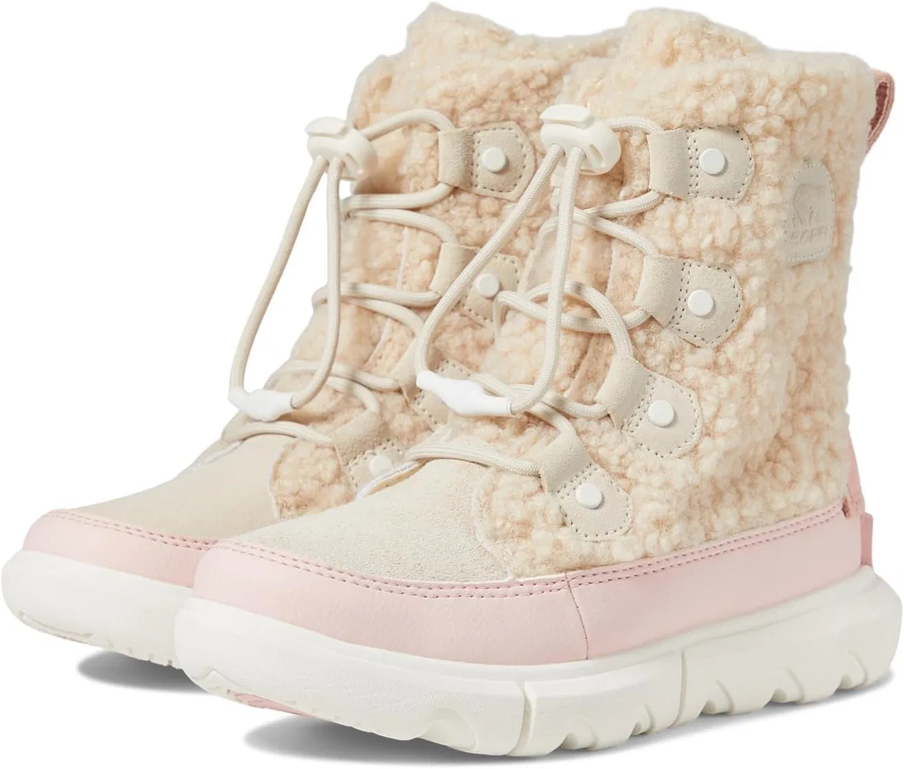 Детские утепленные ботинки для снега Youth Explorer Cozy Boots, Natural Vintage Pink