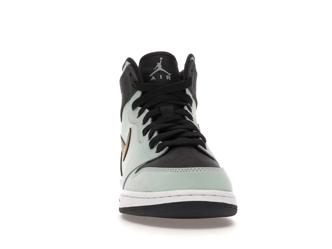 Детские кроссовки Lifestyle Jordan 1 Retro High Jordan, Mint Foam/Anthracite-White-Metallic Gold — фото 2