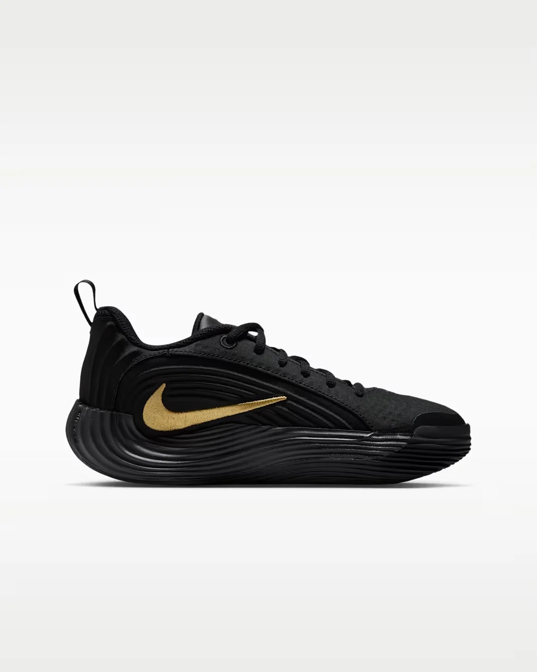 Кроссовки подростковые Nike Giannis Immortality 5, черный/золотой — фото 2