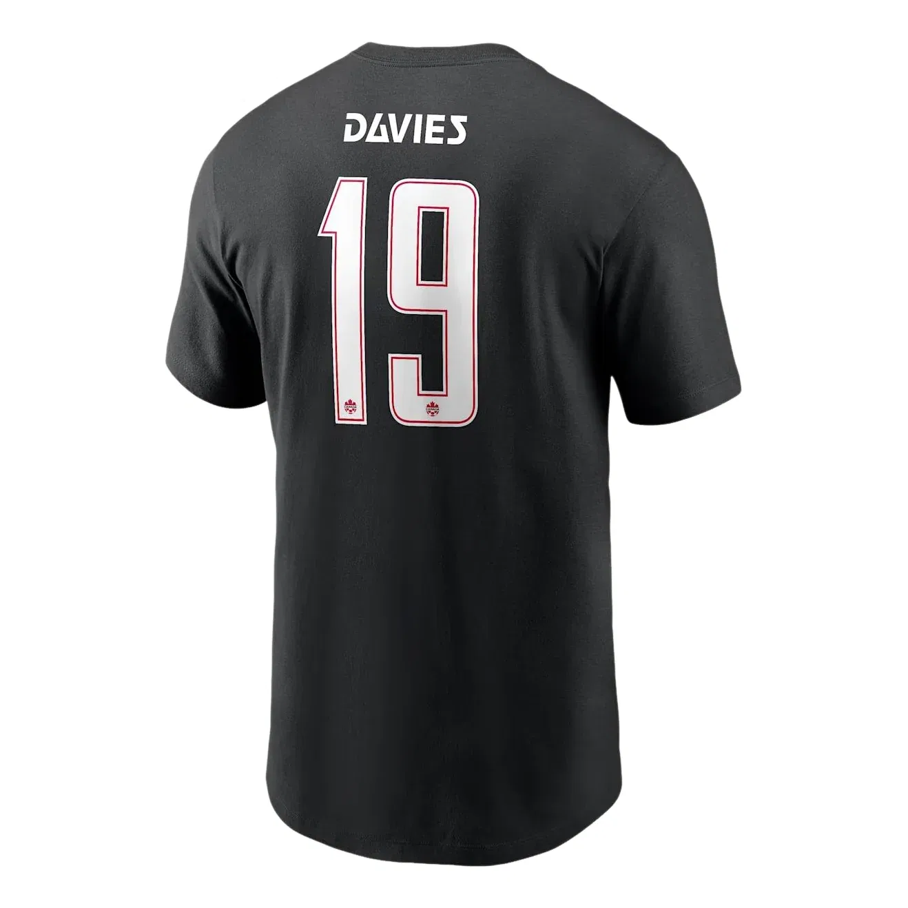 Мужская футболка с принтом Nike Alphonso Davies Team Canada, черный