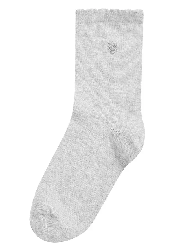 Носки с вышивкой сердечками, модель 7 pack embroidered heart, Next, мультиколор — фото 4