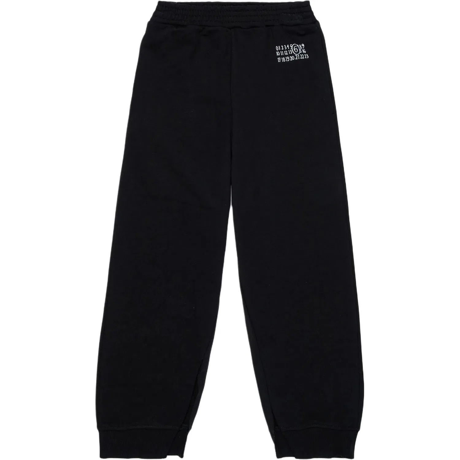 Детские спортивные штаны из трикотажа Black MM6 Maison Margiela
