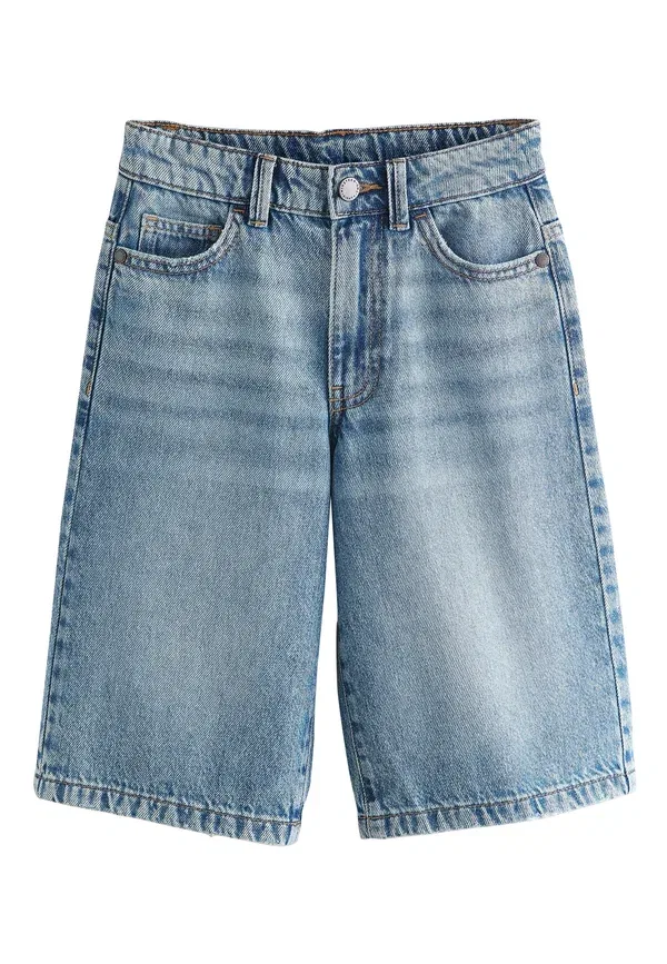 Шорты джинсовые Regular Fit Next, mid blue, синий