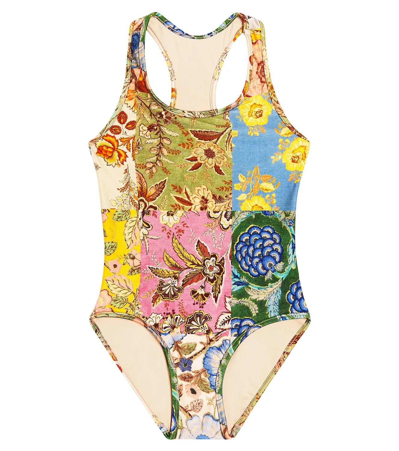 Раздельный купальник с цветочным принтом Zimmermann Junie Zimmermann Kids, мультиколор