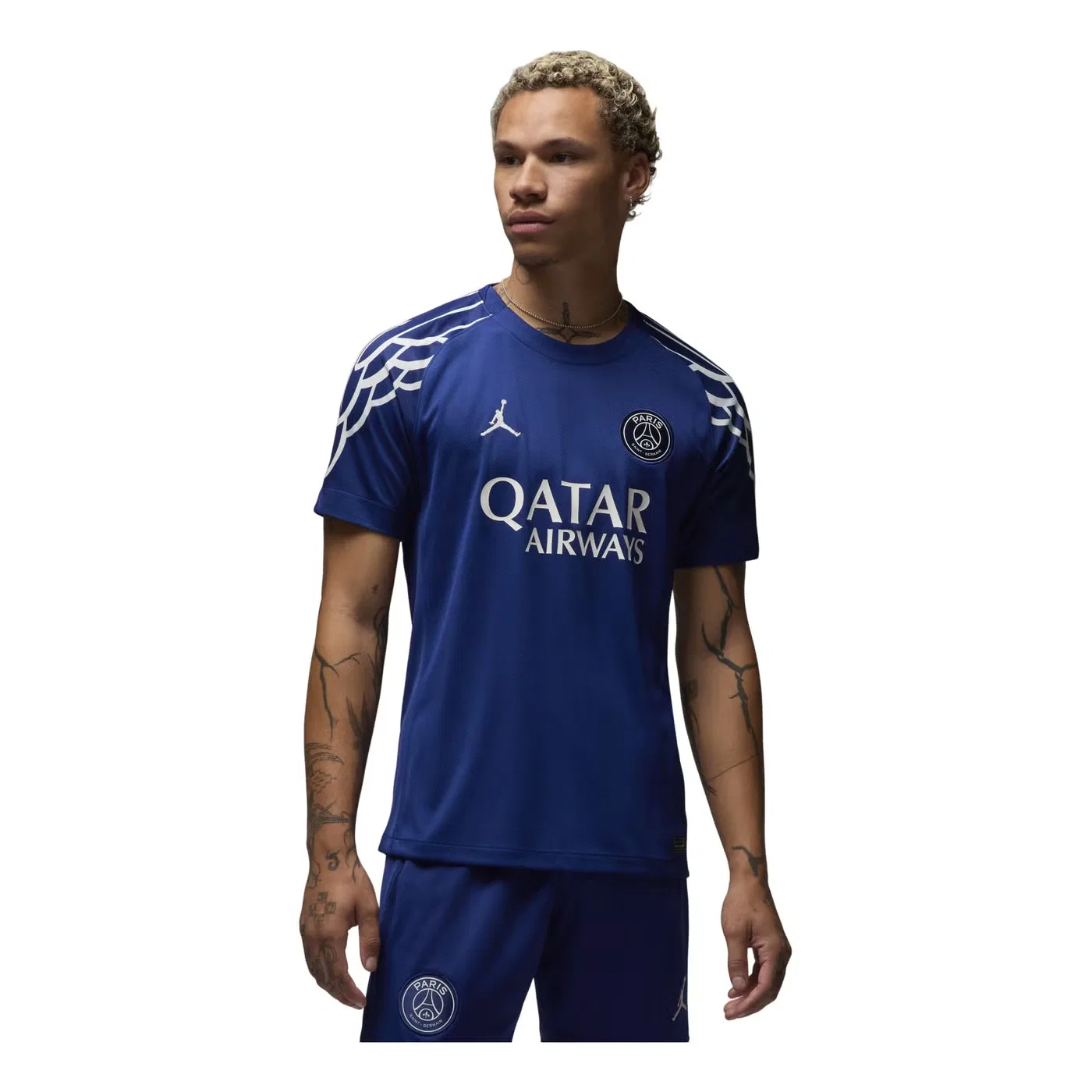 Футбольная футболка с технологией Dri-FIT Paris Saint-Germain 2024/25 Stadium Fourth Replica Jordan, синий