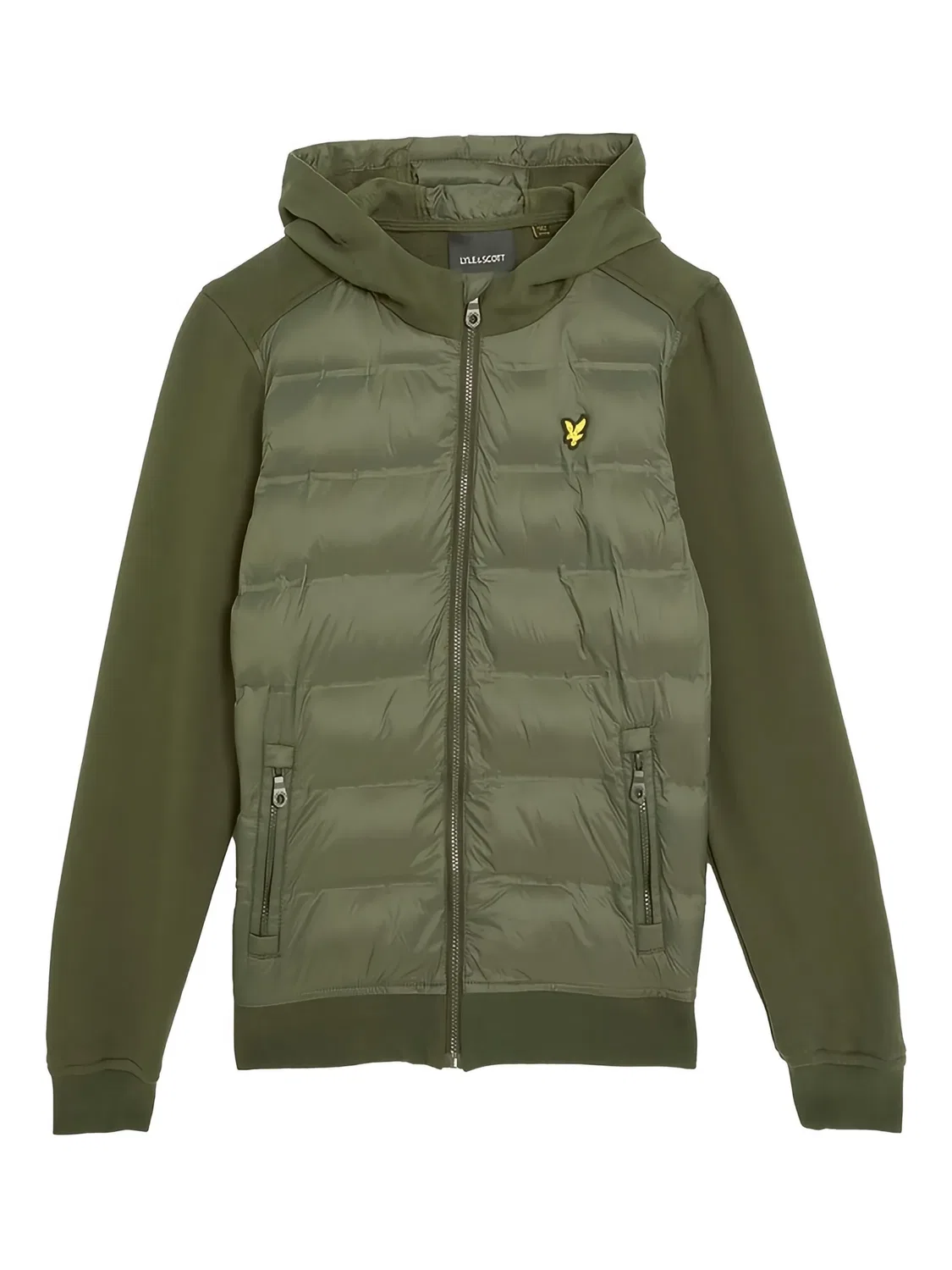 Утепленная Худи С Застежкой На Молнии Lyle & Scott, зеленый